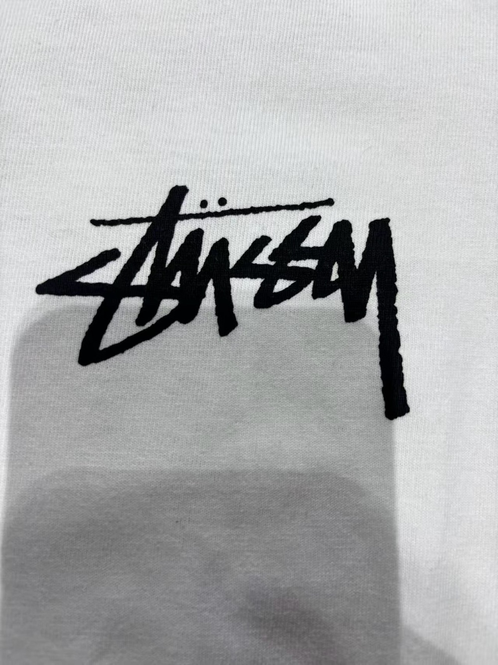 Stussy Fuzzy Dice Tee White - Brand New With Tags NWT Authentic - Picture 2 of 4